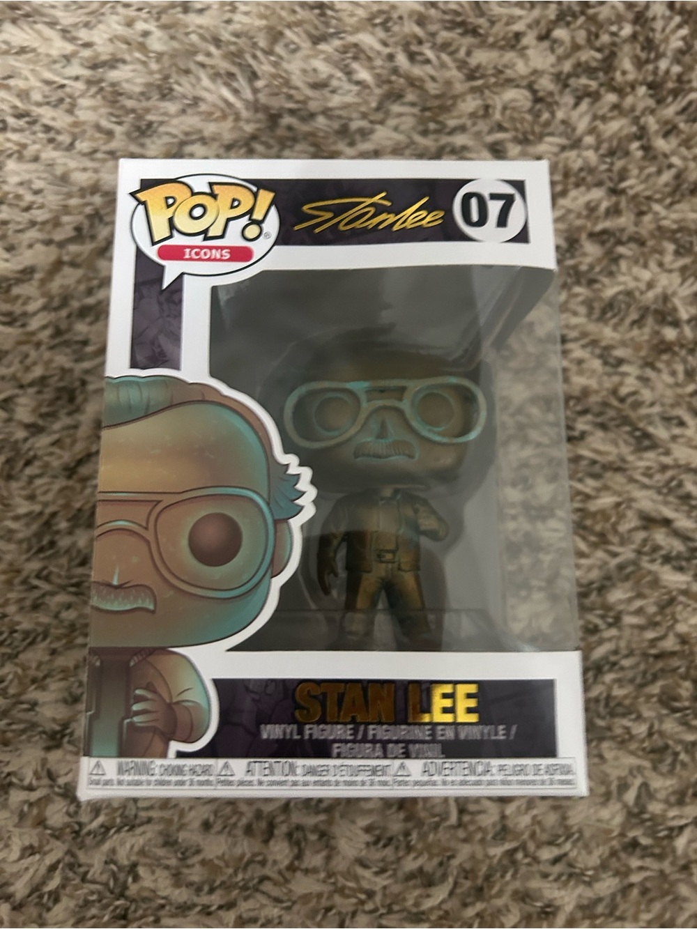 Funko Pop! Stan Lee Bronze and Teal #07